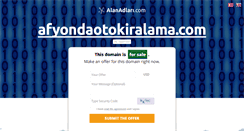 Desktop Screenshot of afyondaotokiralama.com