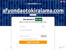 Tablet Screenshot of afyondaotokiralama.com